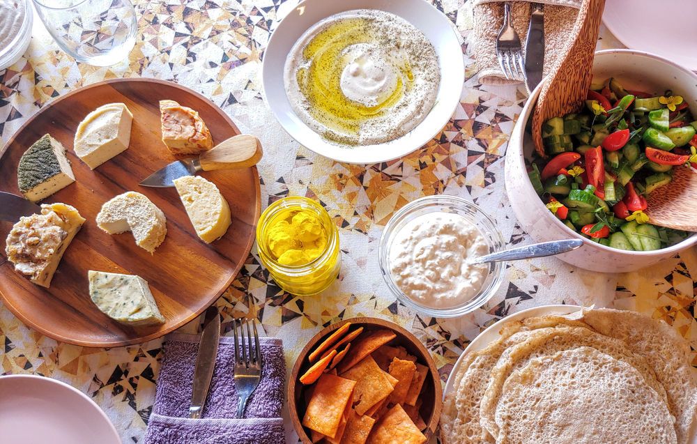 מגש גבינות טבעוניות